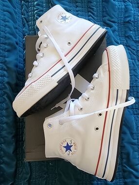 Converse Chuck Taylor All Star White Eva Lift High Top Sneakers
